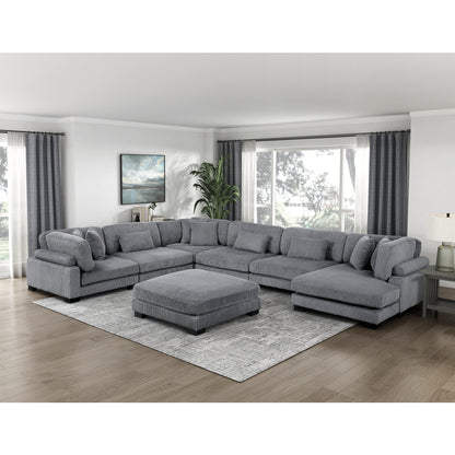Traverse Ottoman - Gray