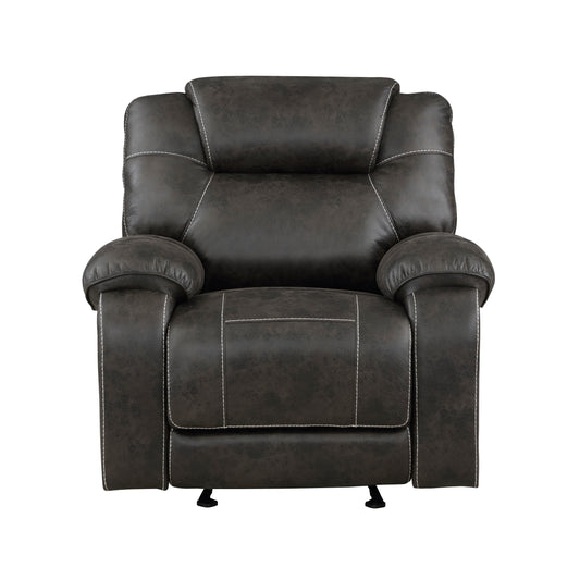 Gainesville Glider Reclining Chair - Chocolate