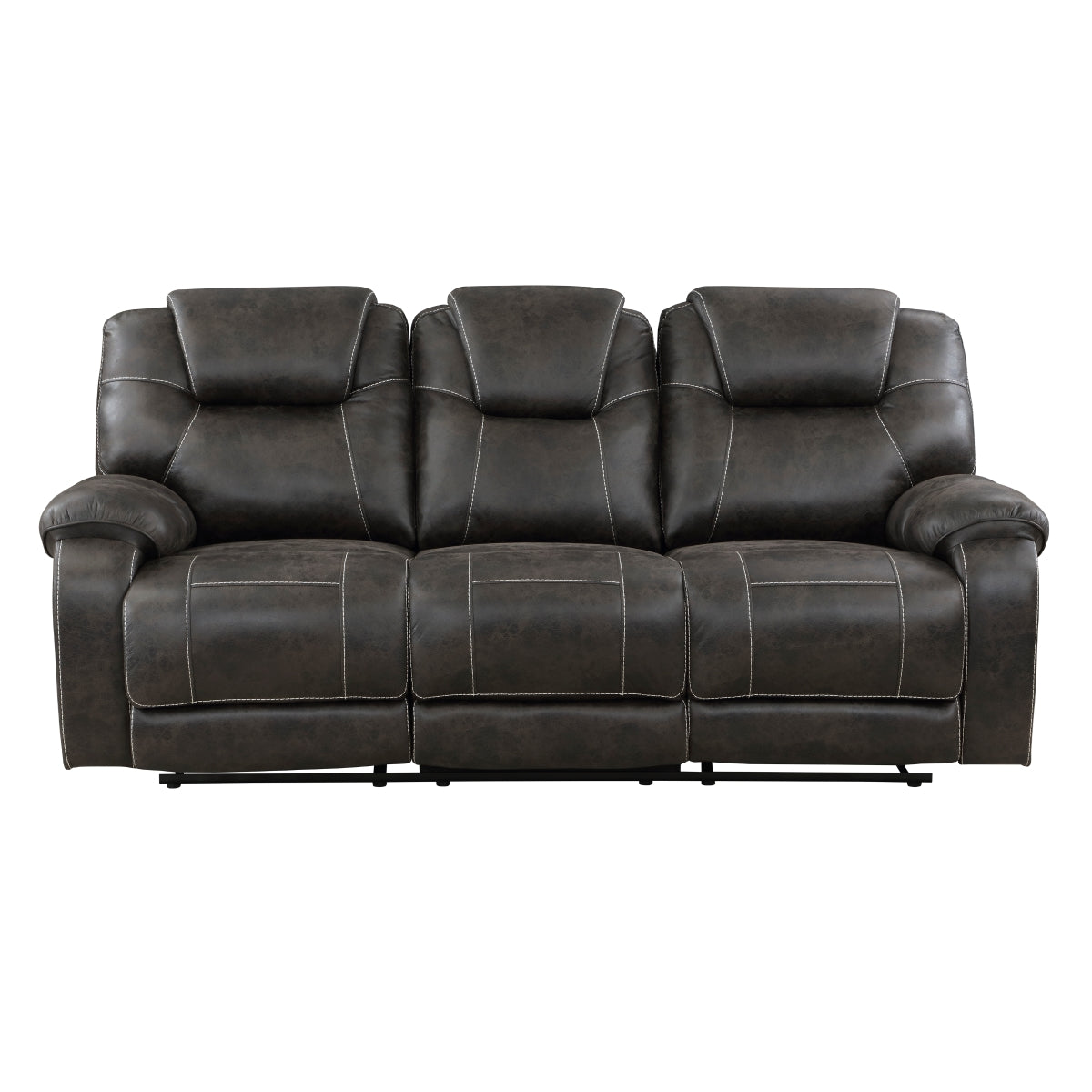 Gainesville Double Reclining Sofa - Chocolate