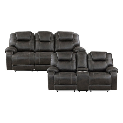 Gainesville 2-Piece Living Room Set (Sofa and Love Seat)