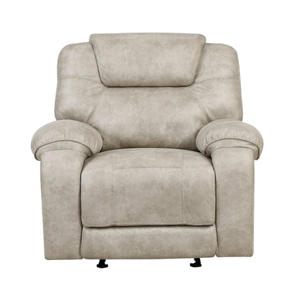 Gainesville Glider Reclining Chair - Pewter