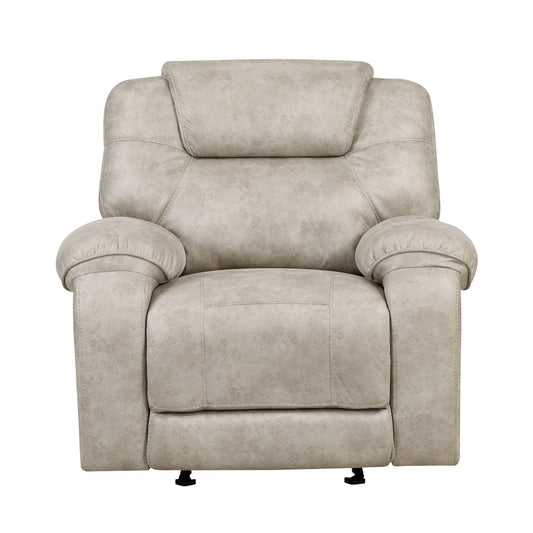 Gainesville Glider Reclining Chair - Pewter