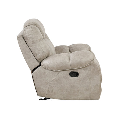 Gainesville Glider Reclining Chair - Pewter