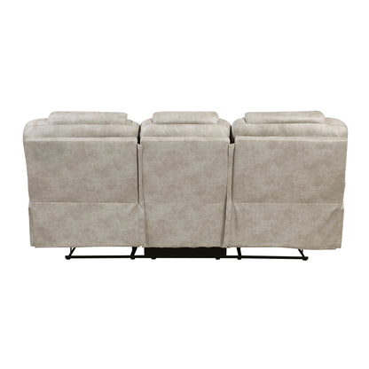 Gainesville Double Reclining Sofa - Pewter