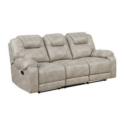 Gainesville Double Reclining Sofa - Pewter