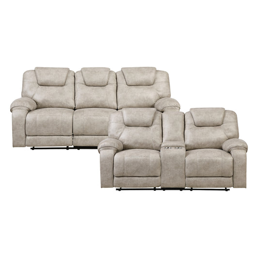 Gainesville 2-Piece Living Room Set (Sofa and Love Seat)