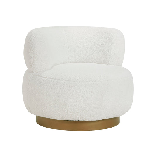 Novella Swivel Chair - White