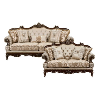 Balthasar 2-Piece Living Room Set (Sofa and Love Seat)