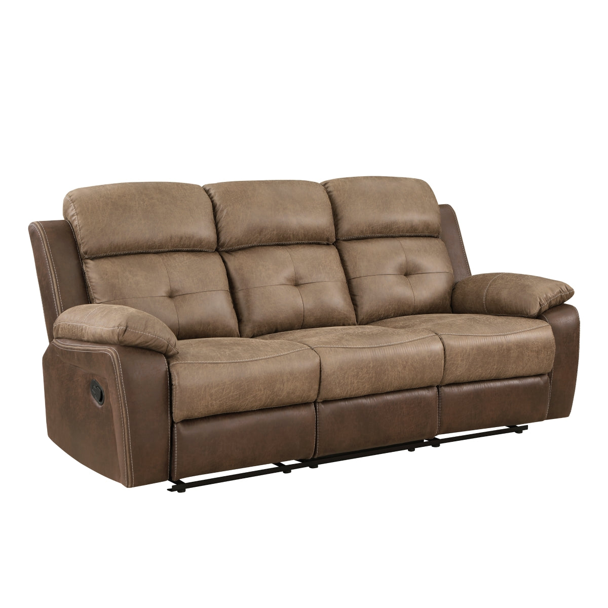 Glendale Double Reclining Sofa - Brown
