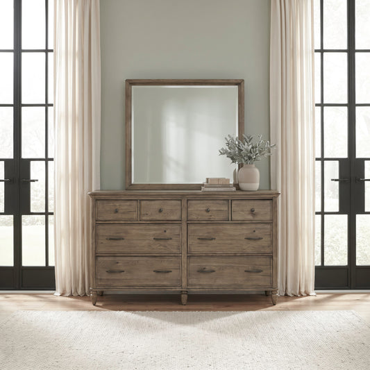 Hickory Grove Dresser & Mirror