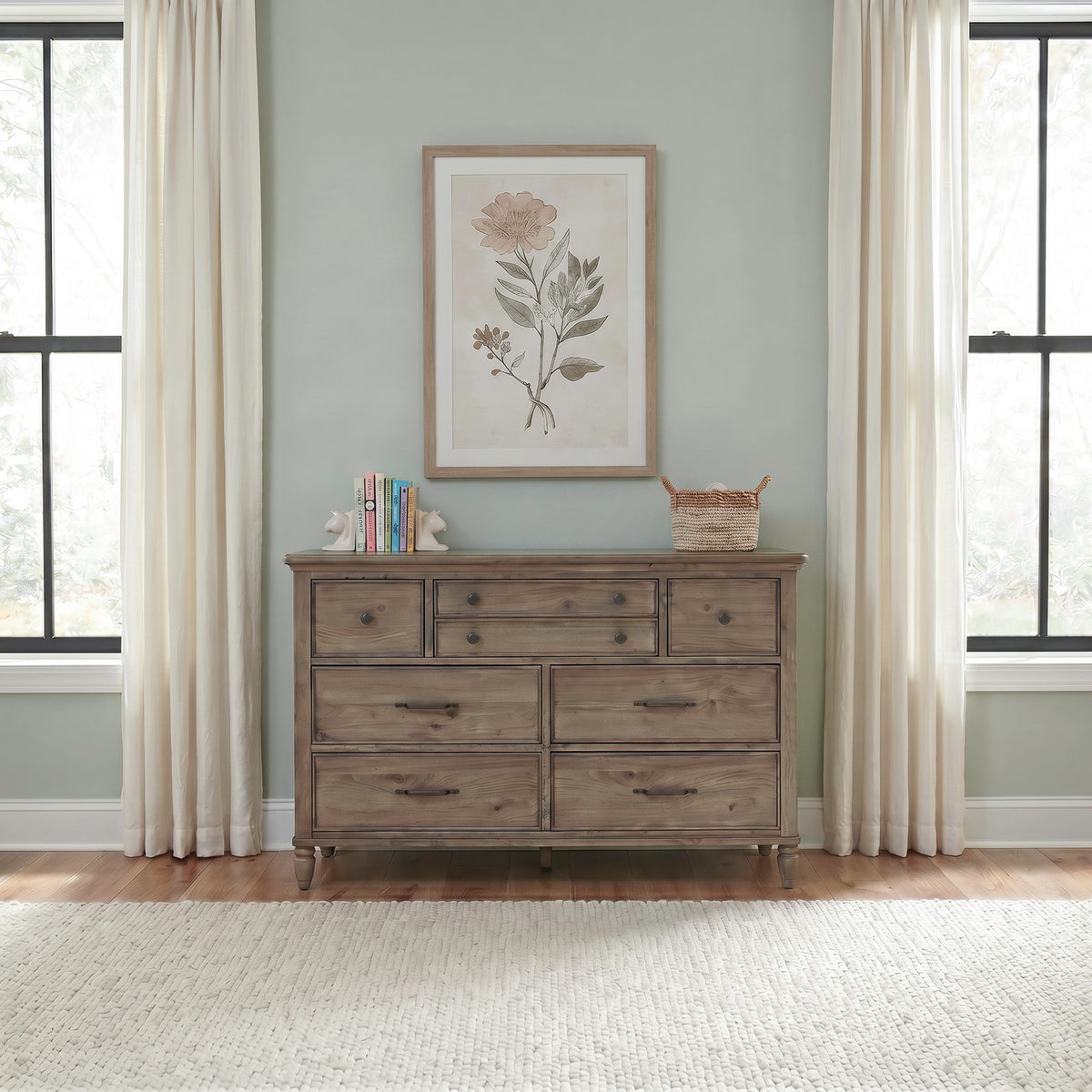 Hickory Grove 7 Drawer Dresser