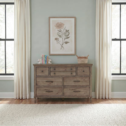 Hickory Grove 7 Drawer Dresser