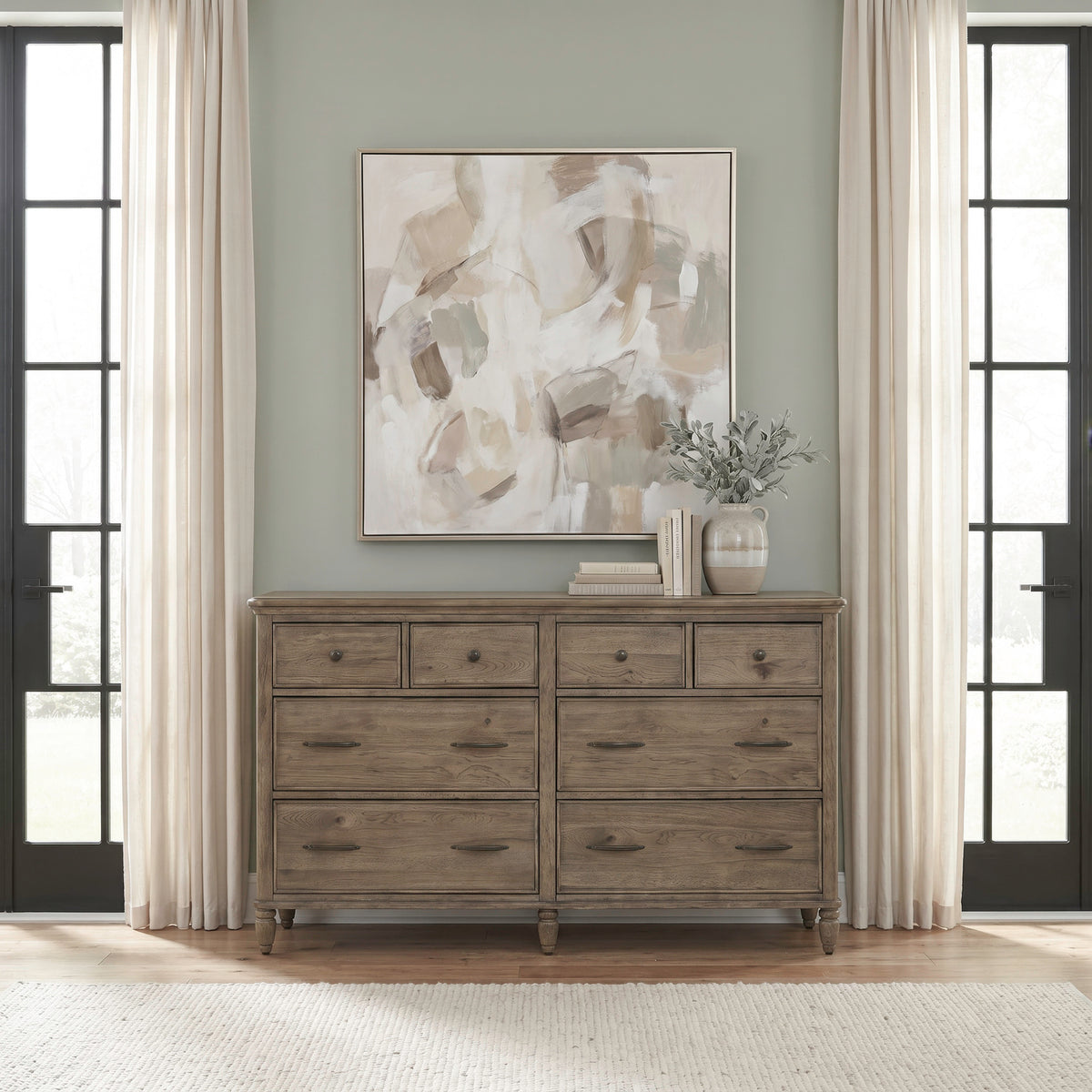 Hickory Grove 8 Drawer Dresser