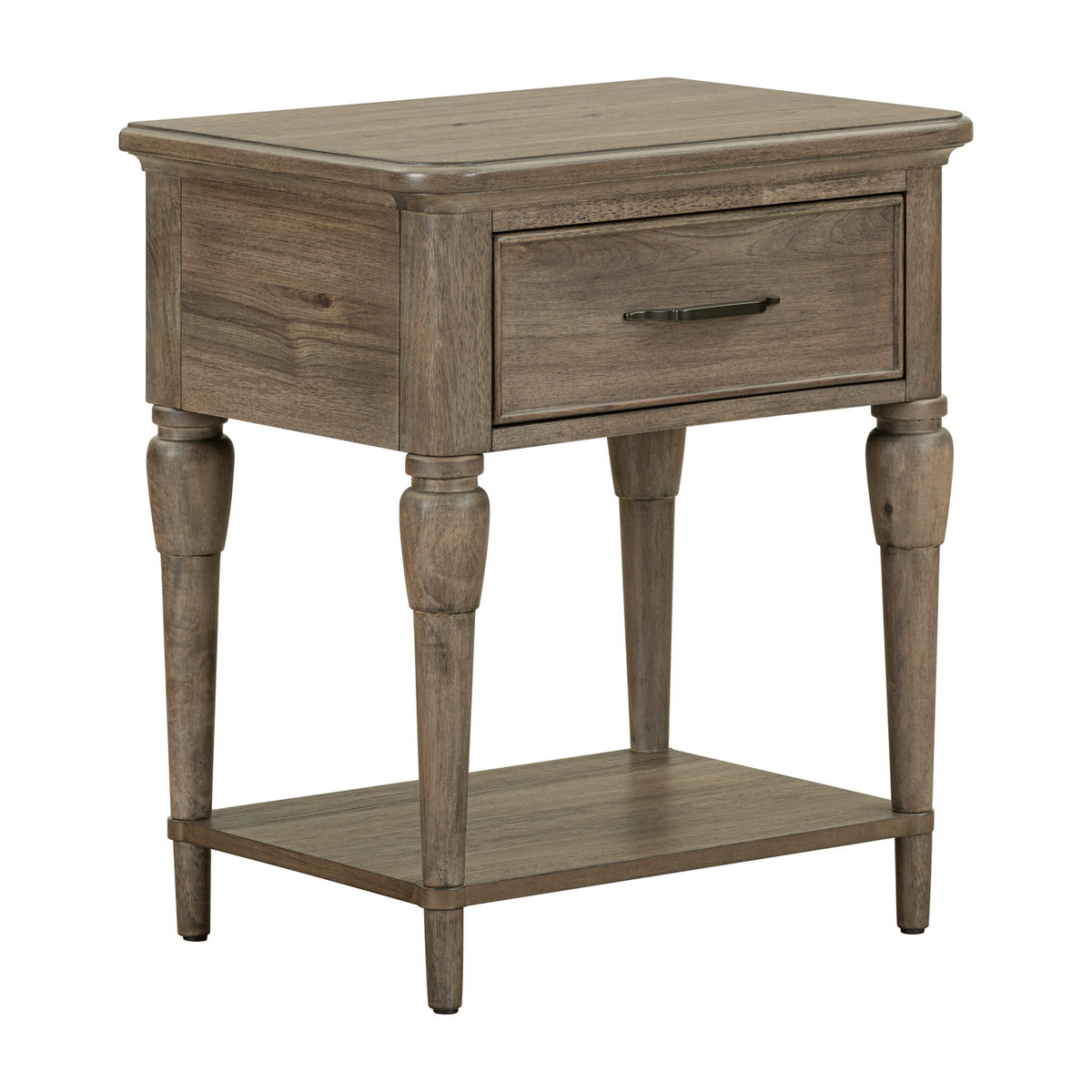Hickory Grove Open Nightstand w/ Charging Station