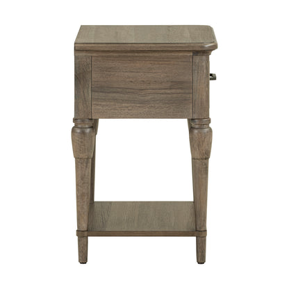 Hickory Grove Open Nightstand w/ Charging Station