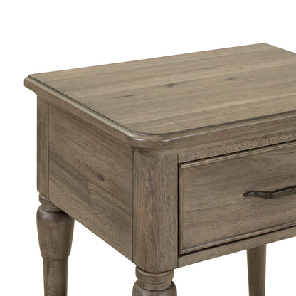Hickory Grove Open Nightstand w/ Charging Station