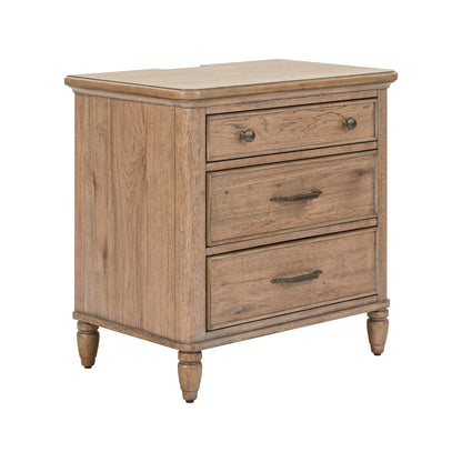 Hickory Grove Nightstand w/ Charging Station