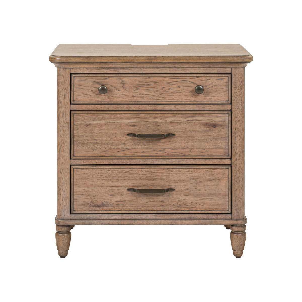 Hickory Grove Nightstand w/ Charging Station