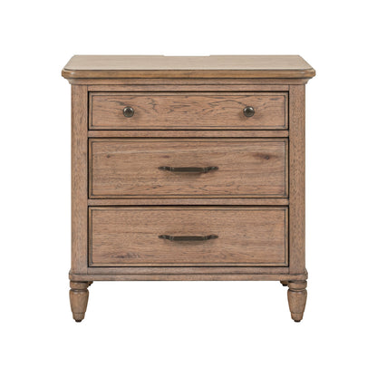 Hickory Grove Nightstand w/ Charging Station