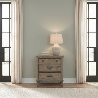Hickory Grove Nightstand w/ Charging Station