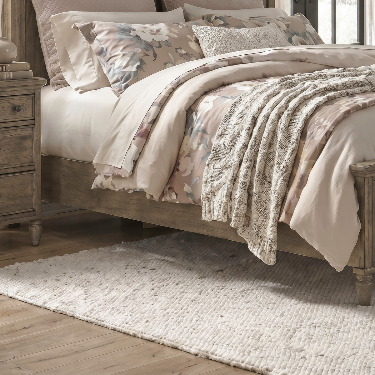 Hickory Grove Cal King Panel Bed Rails