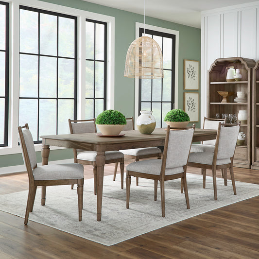 Hickory Grove Opt 7 Piece Rectangular Table Set