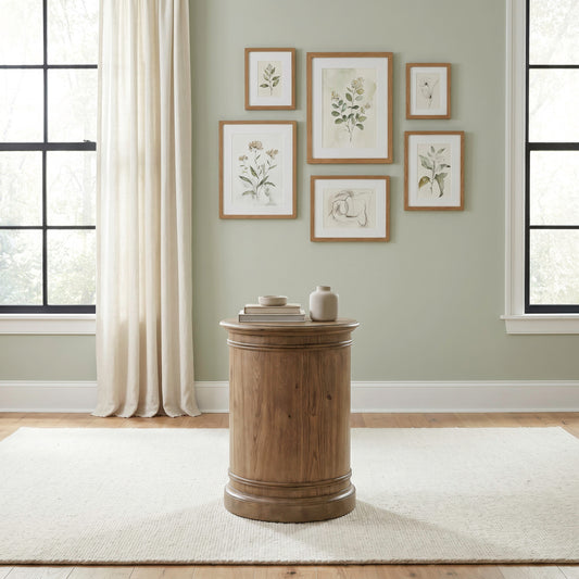 Hickory Grove Drum End Table