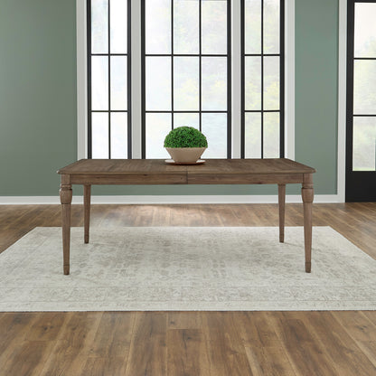 Hickory Grove Rectangular Leg Table