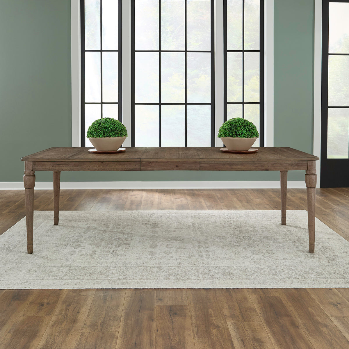 Hickory Grove Rectangular Leg Table