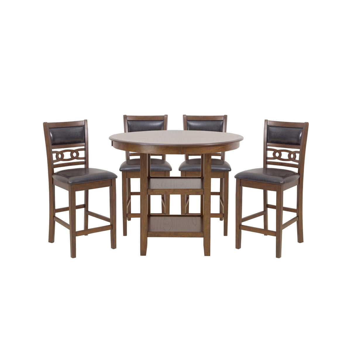 5Pc Pack Counter Height, Brown Mindy