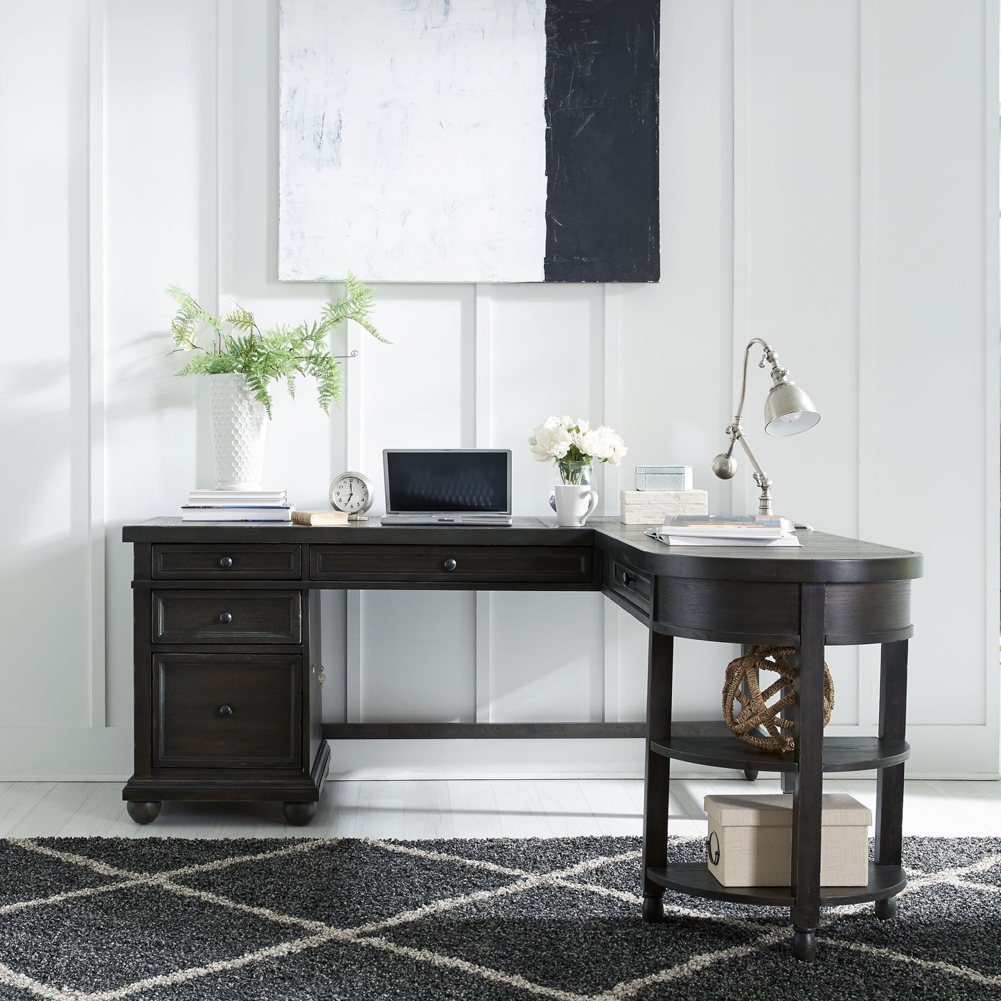 Harvest Home L Writing Desk Top