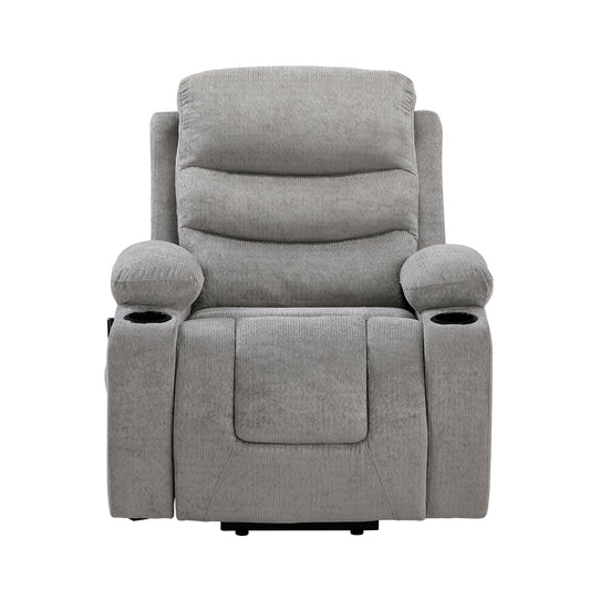 Sereno Power Lift Chair with Massage, Heat, Charging Ports and Cup-holders