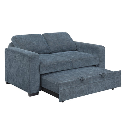 Koben Convertible Love Seat with Pull-out Bed
