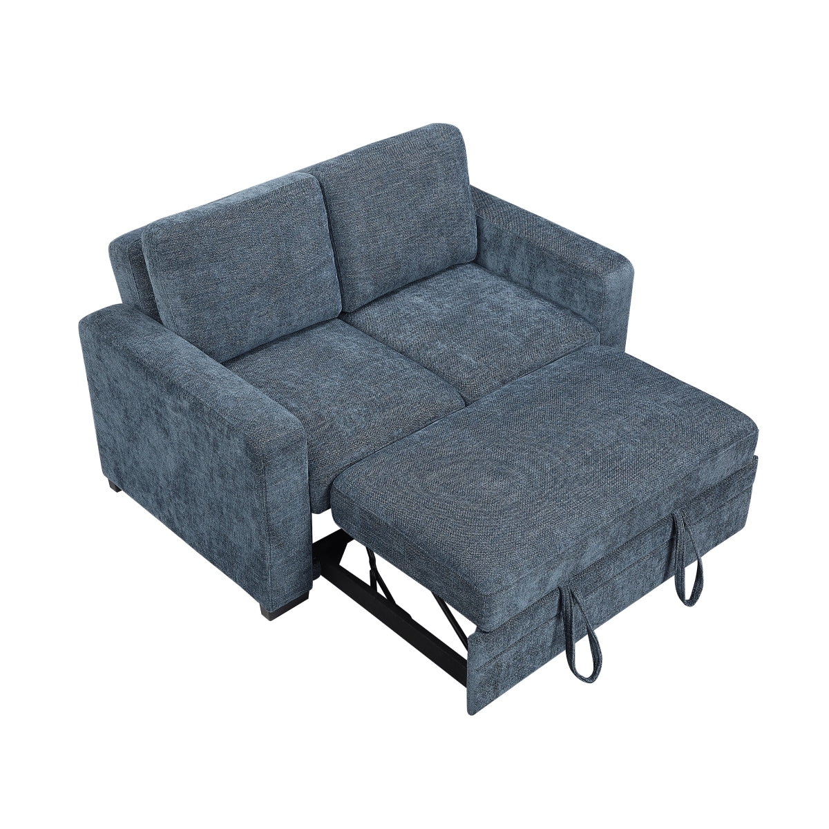 Koben Convertible Love Seat with Pull-out Bed