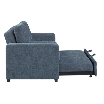 Koben Convertible Love Seat with Pull-out Bed