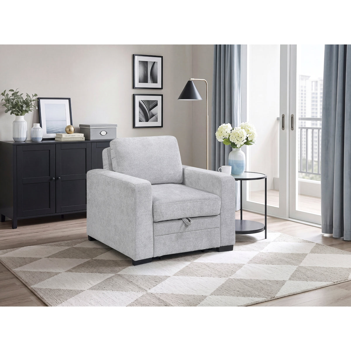 Koben Convertible Chair with Pull-out Bed
