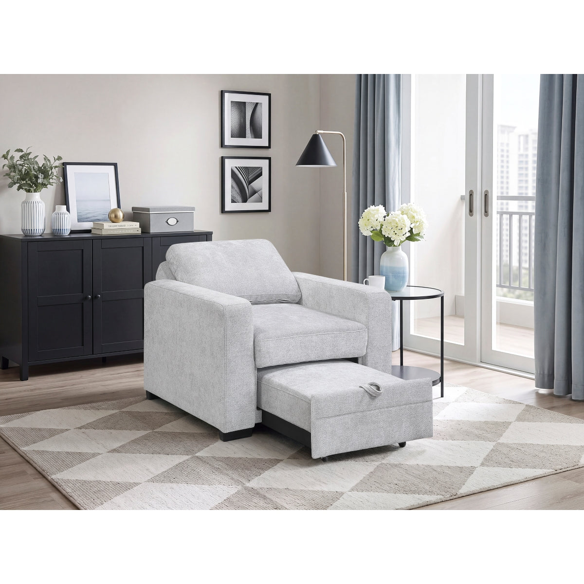 Koben Convertible Chair with Pull-out Bed
