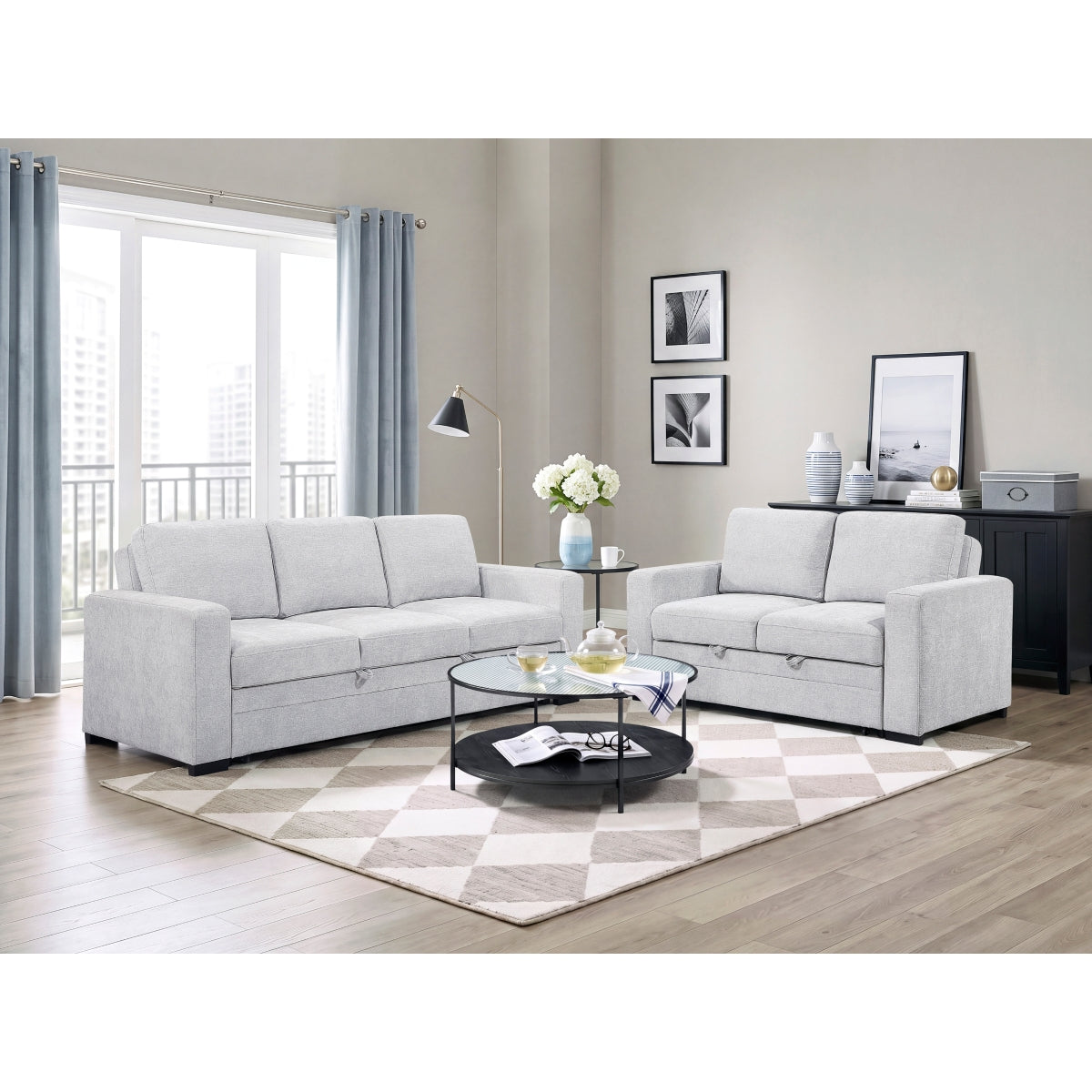 Koben Convertible Sofa with Pull-out Bed