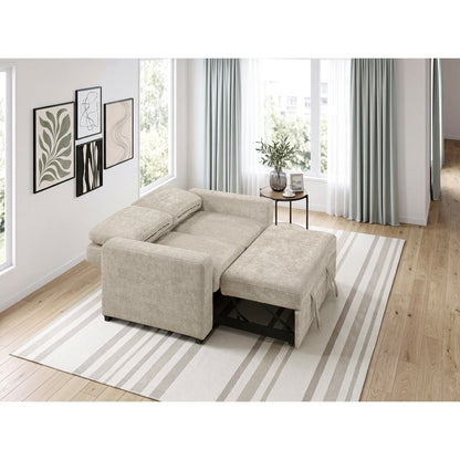 Koben Convertible Love Seat with Pull-out Bed