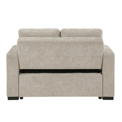 Koben Convertible Love Seat with Pull-out Bed