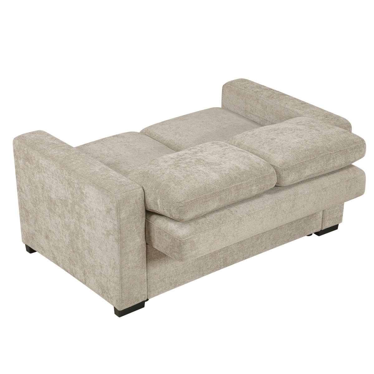 Koben Convertible Love Seat with Pull-out Bed