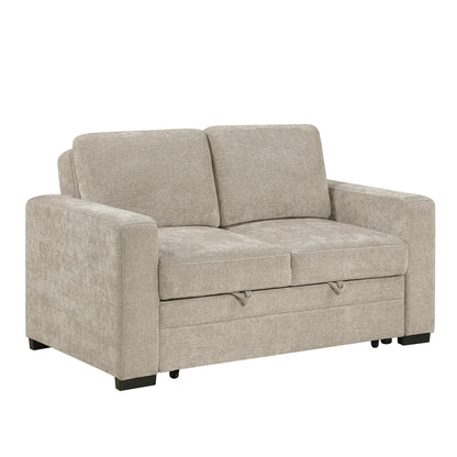 Koben Convertible Love Seat with Pull-out Bed
