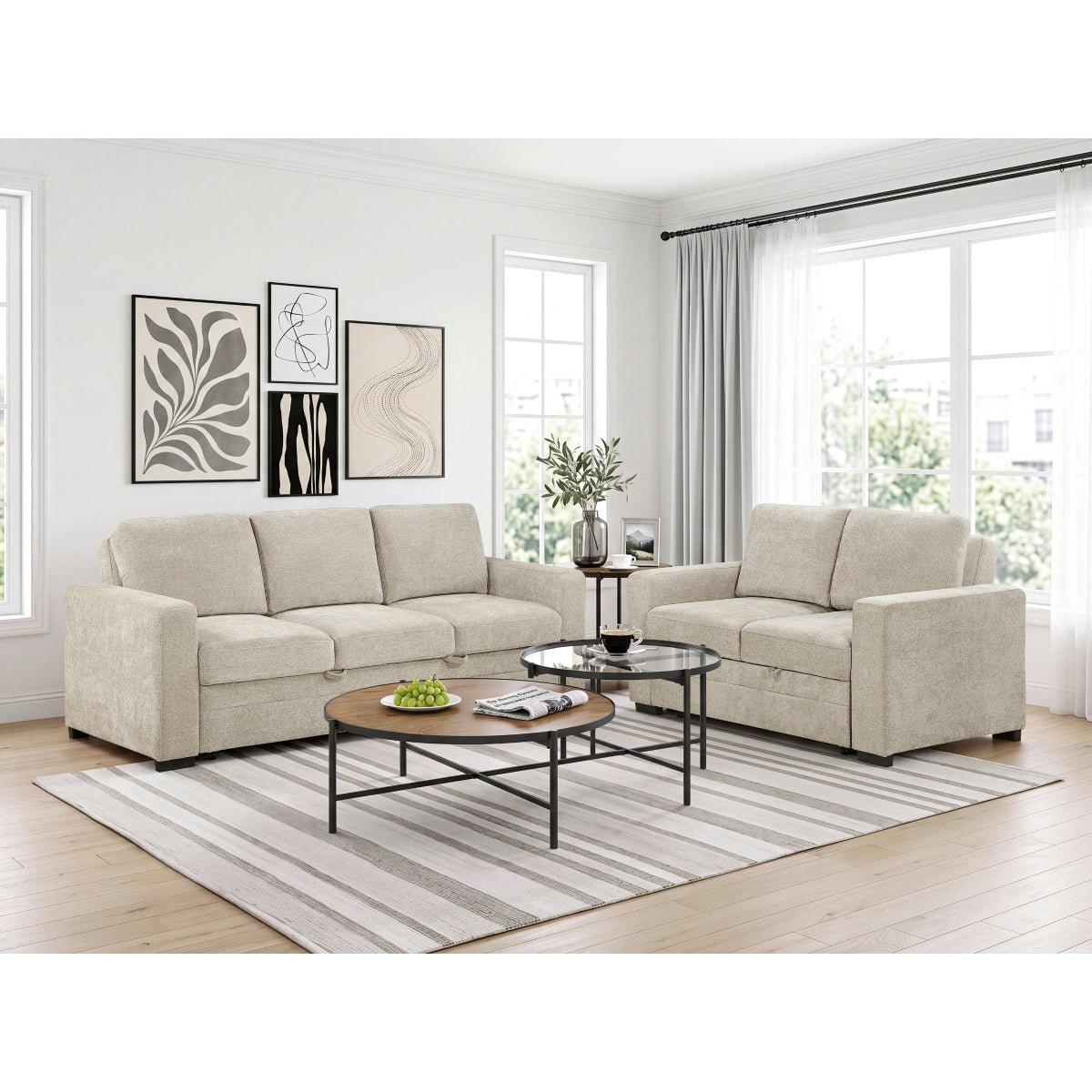 Koben Convertible Sofa with Pull-out Bed