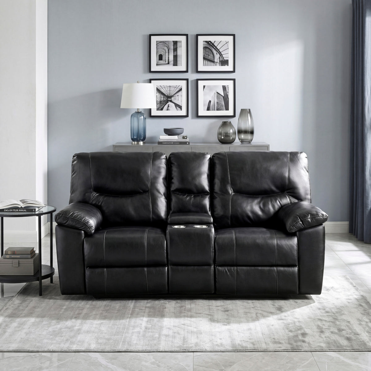 Maverick Double Reclining Love Seat with Center Console