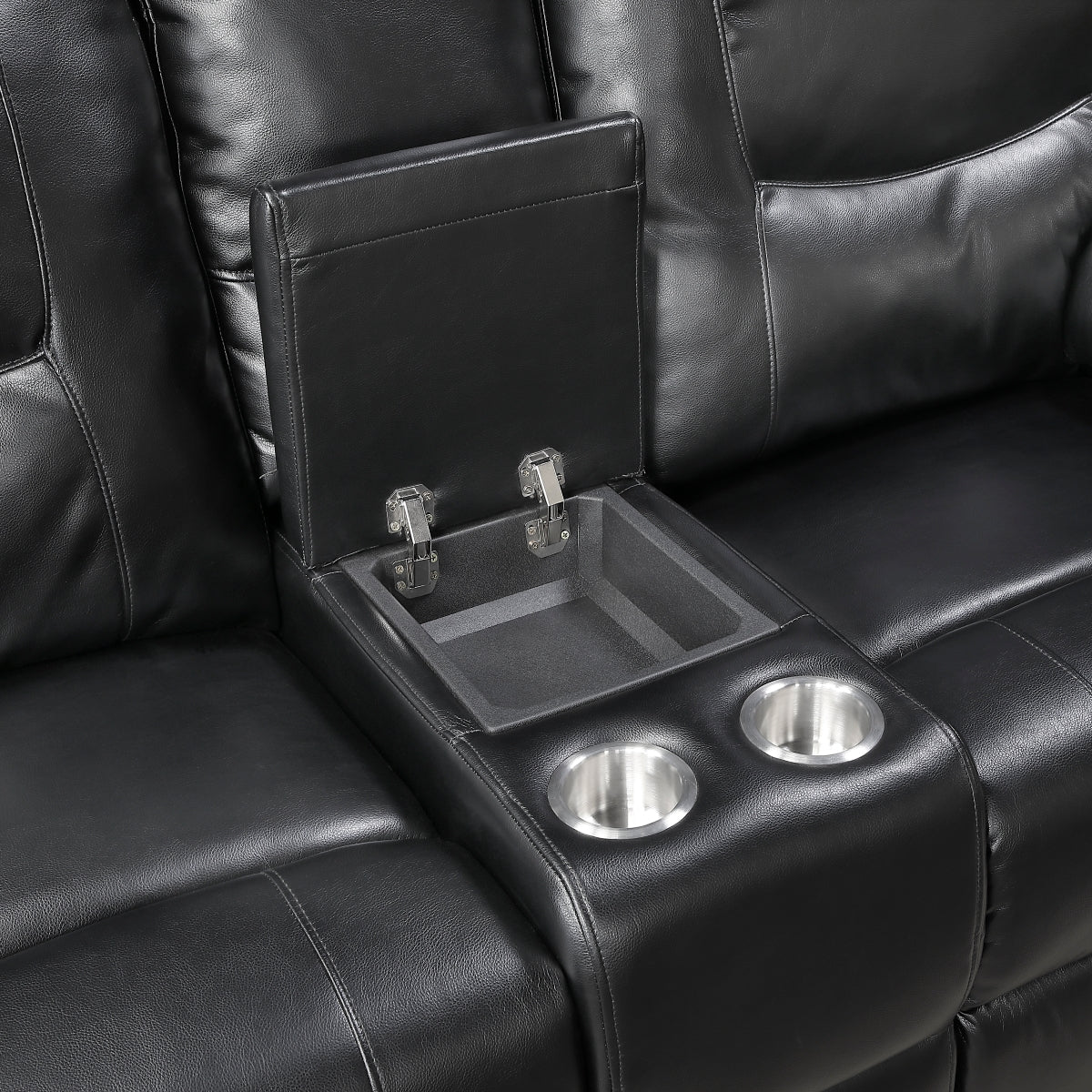 Maverick Double Reclining Love Seat with Center Console