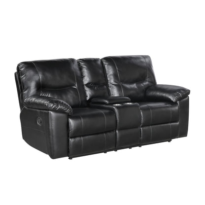 Maverick Double Reclining Love Seat with Center Console