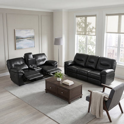 Maverick Double Reclining Love Seat with Center Console