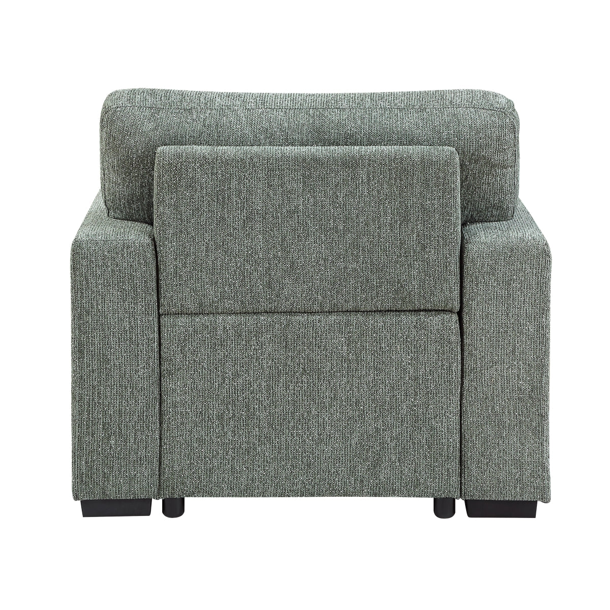 Alcove Chair with Pull-out Ottoman, Arms with Shelves and Charging Ports