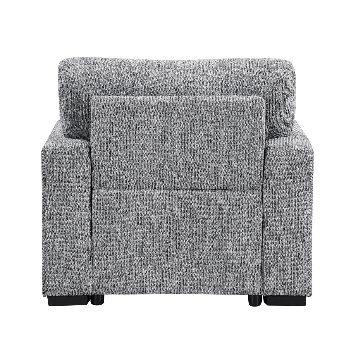 Alcove Chair with Pull-out Ottoman, Arms with Shelves and Charging Ports
