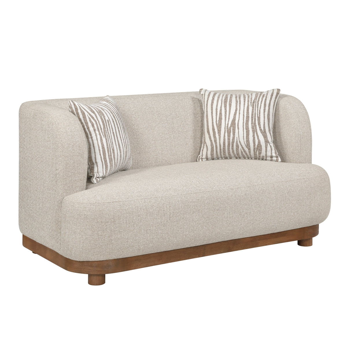 Crescent 2-Piece Living Room Set (Sofa and Love Seat)